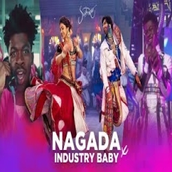 Industry Baby × Nagada Sang Dhol Remix Poster